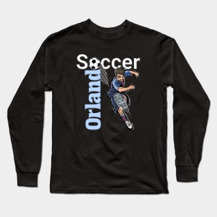 Orlando Soccer Enthusiast: Kickin' It Orlando Florida Style Long Sleeve T-Shirt